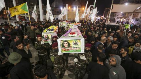 伊拉克急于遏制美军和伊朗支持的组织之间的战斗，担心加沙蔓延