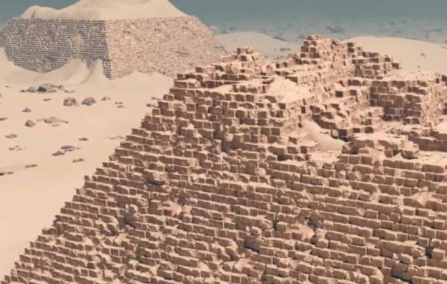 Cairo Pyramids Starfield